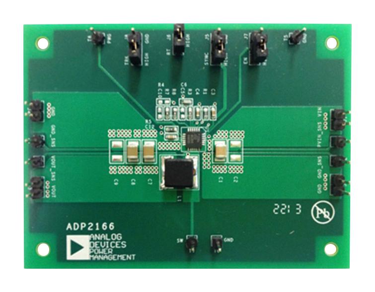 Analog Devices Adp2166-Evalz Evaluation Board, Buck Regulator