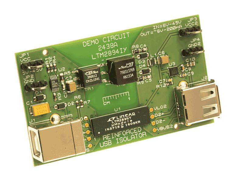 Analog Devices Dc2438A Demonstration Board, Usb Transceiver