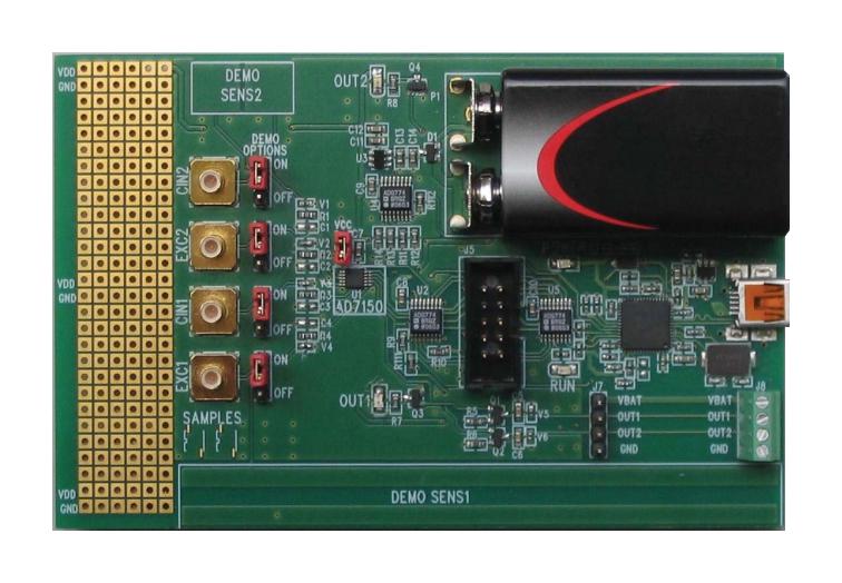 Analog Devices Eval-Ad7150Ebz Eval Board, Capacitoracitance To Digital Conv