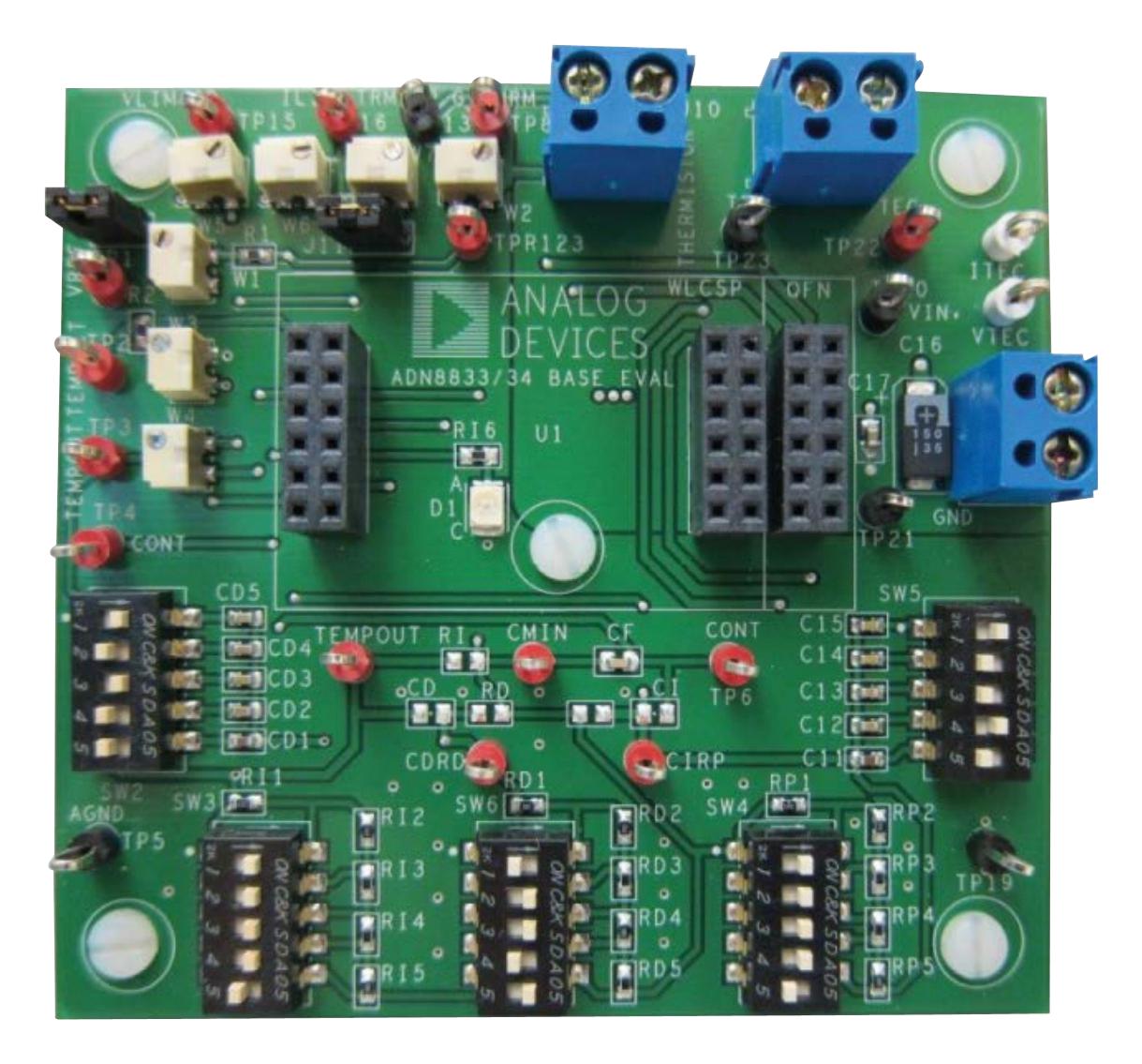 Analog Devices Adn8834Mb-Evalz Base Board, Tec Controller