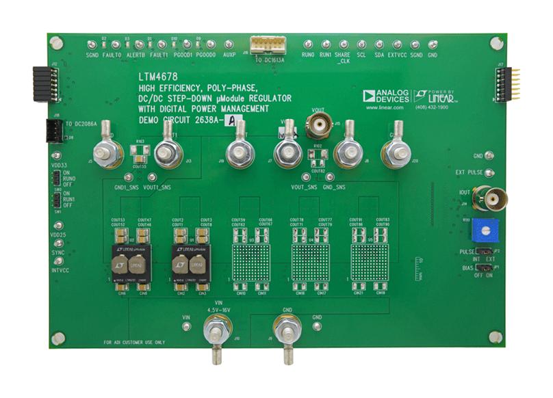 Analog Devices Dc2638A-A Demonstration Board, Buck Regulator