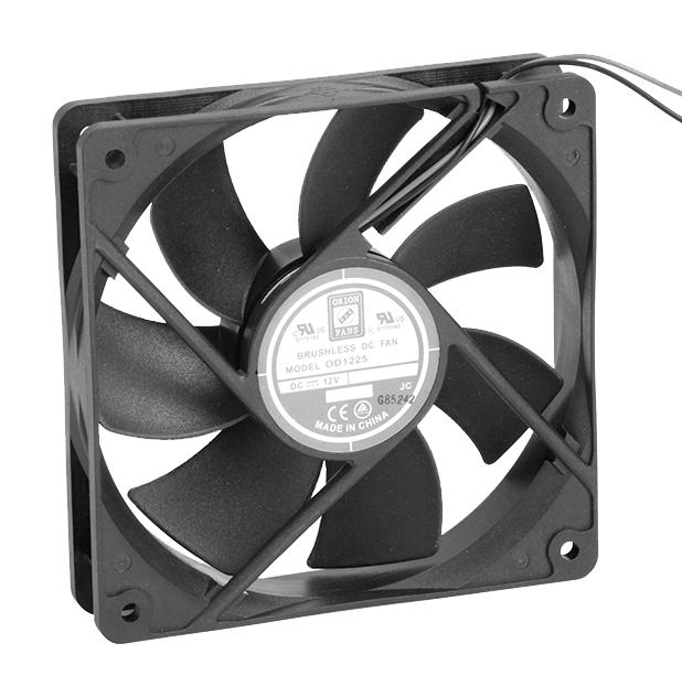 Orion Fans Od1225-24Mb Dc Axial Fan, Ball, 83Cfm, 0.17A, 24V