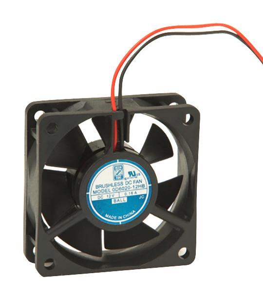 Orion Fans Od6020-24Hb Dc Axial Fan, Ball, 22.8Cfm, 0.15A, 24V