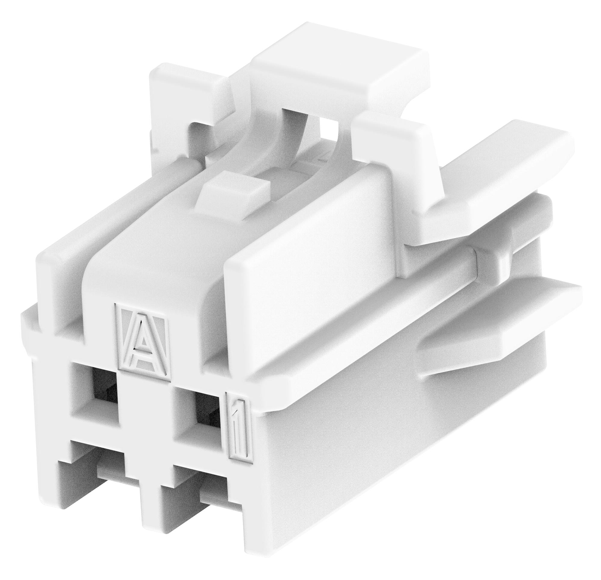 Te Connectivity 1-2350224-2 Connector Housing, Plug, 2Pos, 2mm, Nat