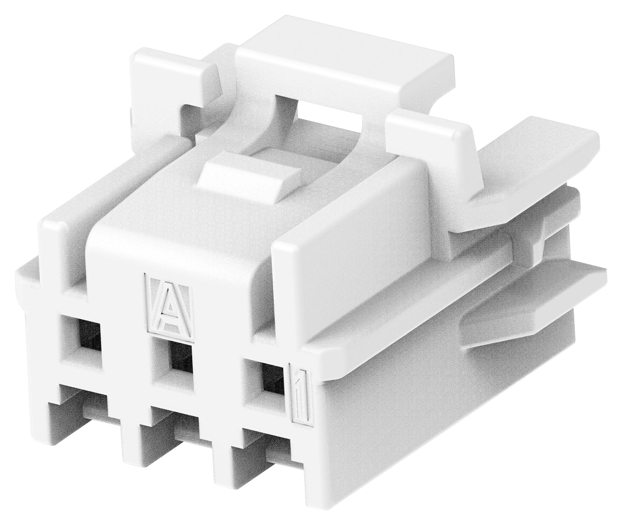 Te Connectivity 1-2350224-3 Connector Housing, Plug, 3Pos, 2mm, Nat