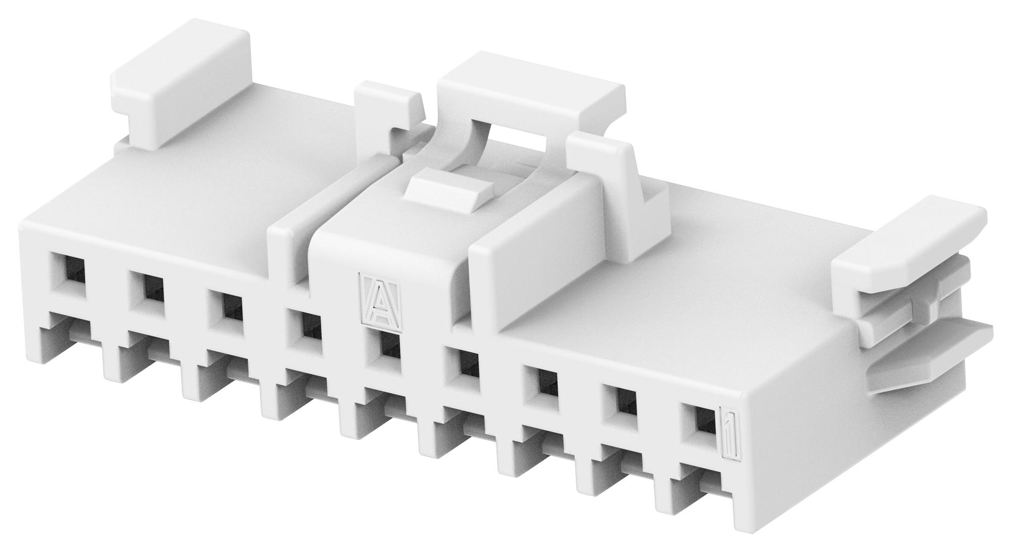 Te Connectivity 1-2350224-9 Connector Housing, Plug, 9Pos, 2mm, Nat