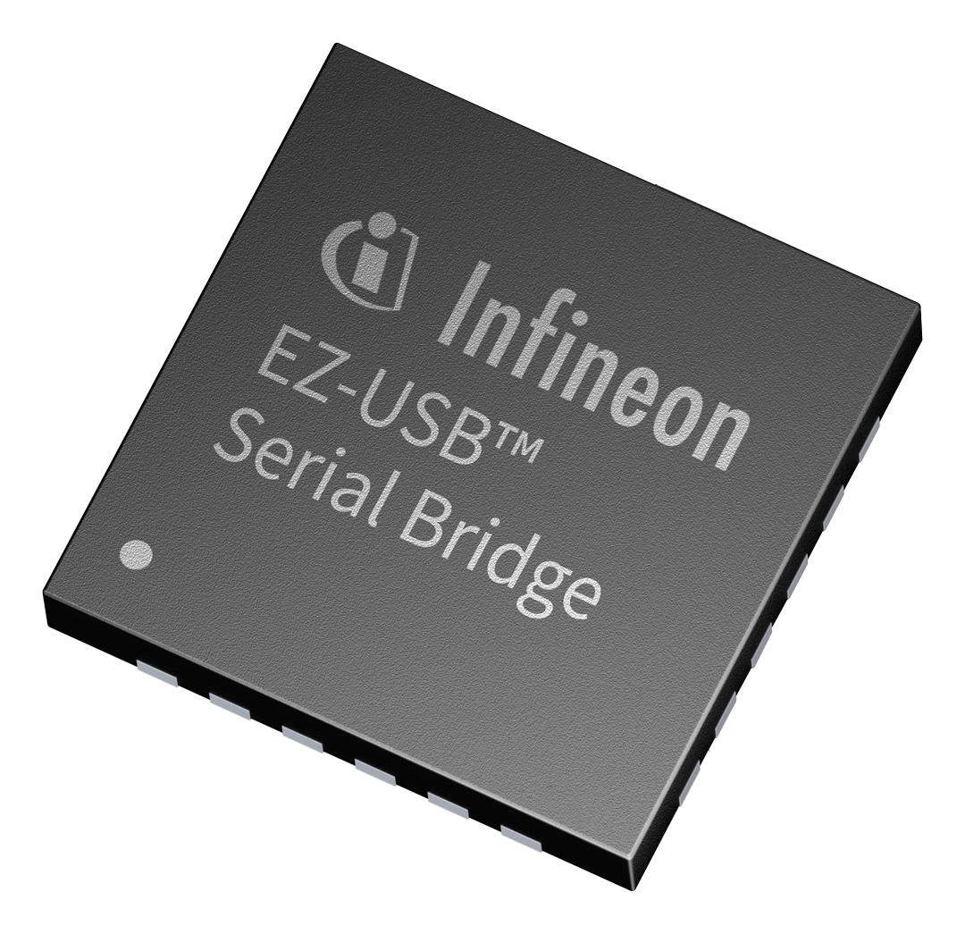 Cypress Infineon Technologies Cy7C65217A-24Ltxi Usb-I2C/uart Interface, 12Mbps, 85Deg C