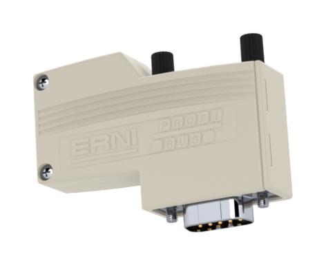 Erni / Te Connectivity 144176-E Erbic Profibus, D-Sub 9 Pos Plug