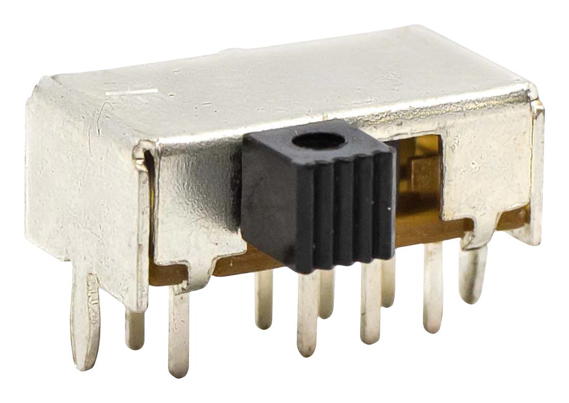 E-Switch Eg2315 Slide Switch, Dp3T, 0.2A, 30Vdc, Tht