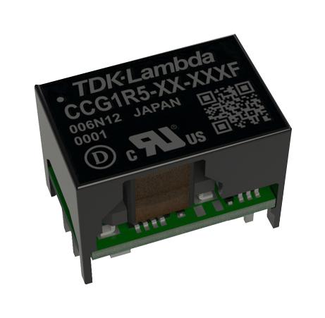 TDK-Lambda Ccg1R5-24-15Df Dc-Dc Converter, 15V/-15V, 0.05A/-0.05A