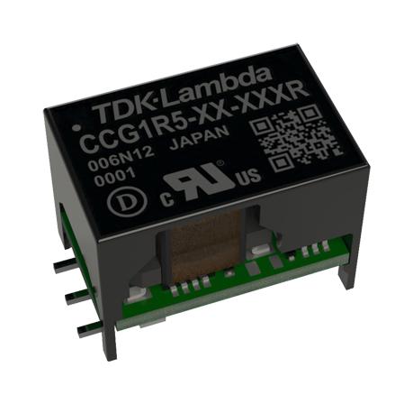 TDK-Lambda Ccg1R5-24-12Dr Dc-Dc Conv, 12V/-12V, 0.065A/-0.065A