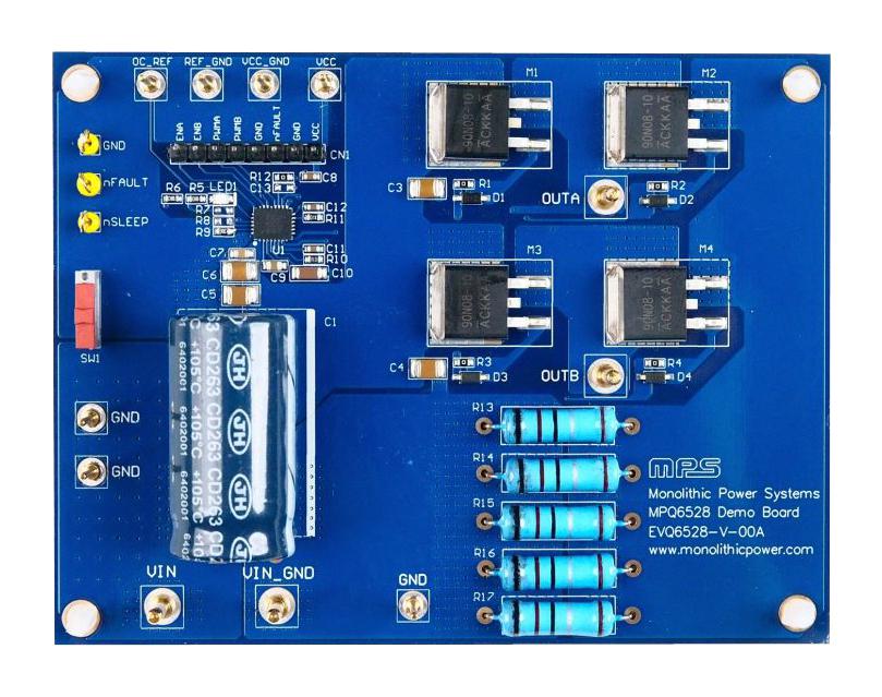 Monolithic Power Systems (Mps) Evq6528-V-00A Eval Board, Half-Bridge Gate Driver