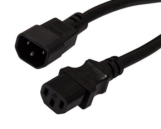 L-Com Ppa00002-25F Power Cord, Iec C14-C13, 7.62M