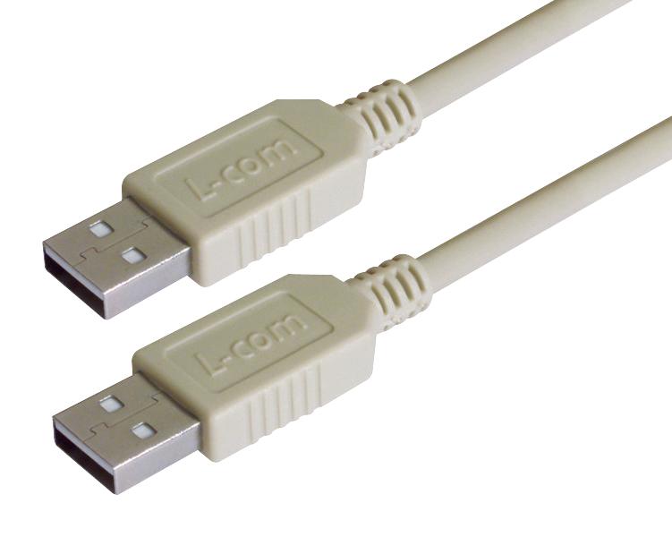 L-Com Csmuaa-5M Usb Cable, 2.0, A Plug-A Plug, 5M