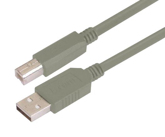 L-Com Ecusbab-03M Usb Cable, 2.0, A Plug-B Plug, 300mm