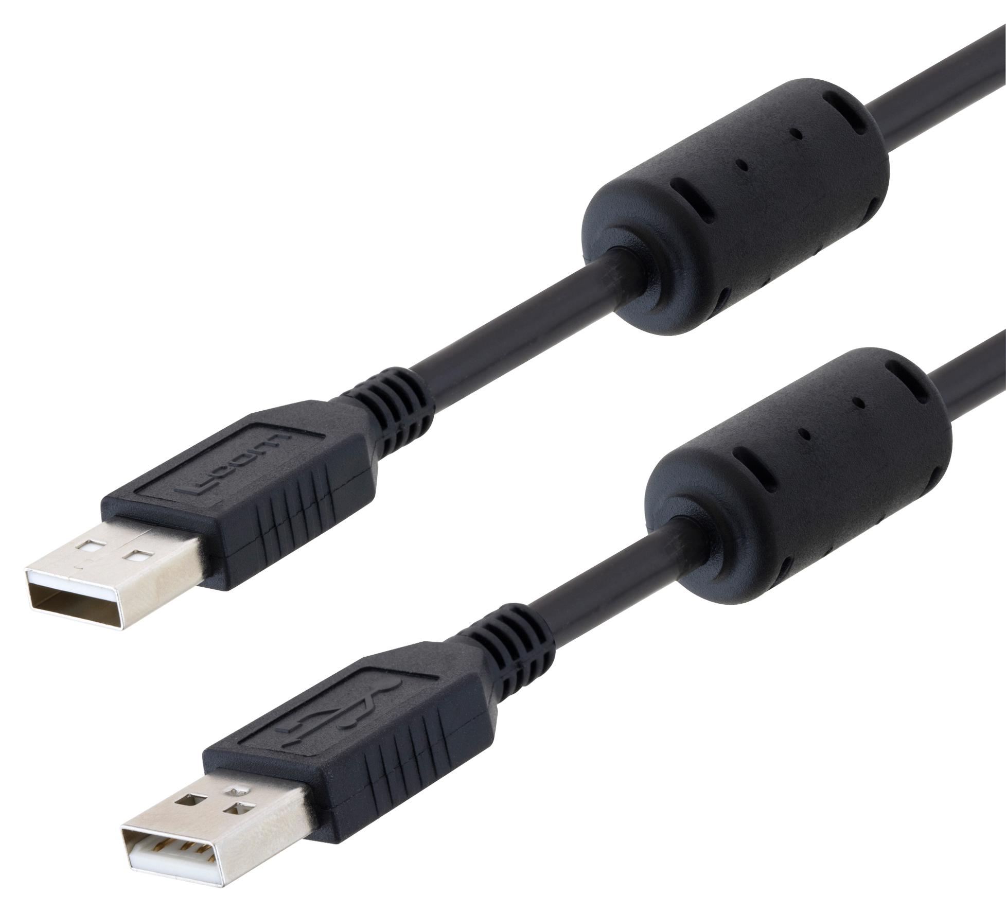 L-Com U2A00015-03M Usb Cable, 2.0, A Plug-A Plug, 300mm