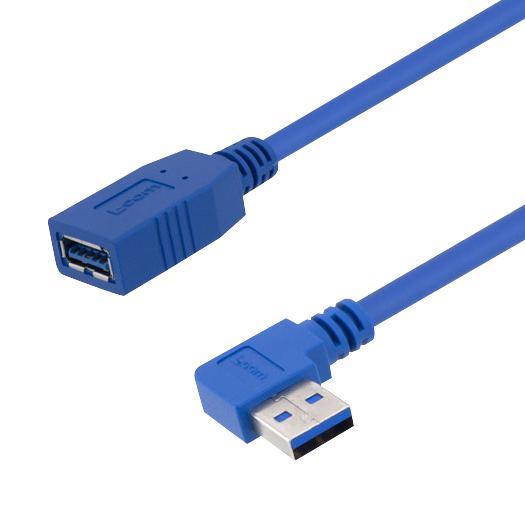 L-Com U3A00047-05M Usb Cable, 3.0, A Plug-A Rcpt, 500mm