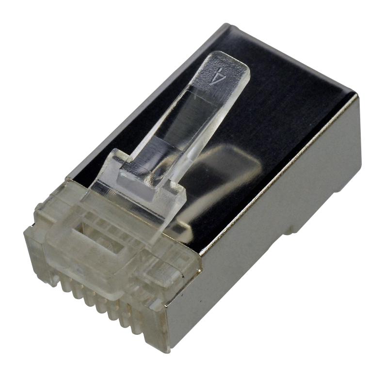 L-Com T8P8Csr Connector, Rj45, Plug, 8P8C, 1Port