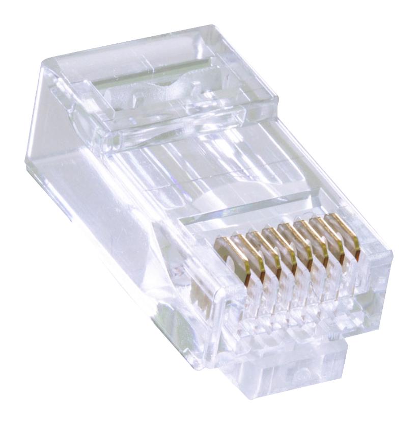 L-Com Tdptc5E Rj45 Connector, Plug, 8P8C, 1Port, Cable