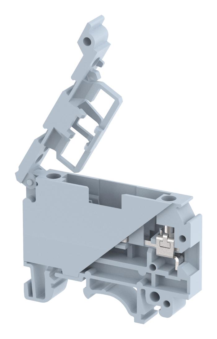 Elkay Kudf4 Terminal Block, Fuse, 2Pos, 20-12Awg