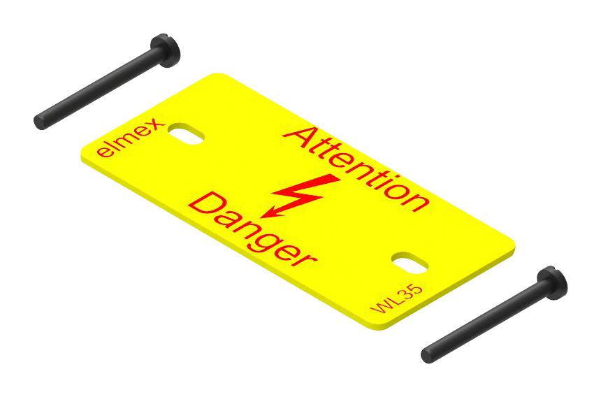 Elkay Wl35 Warning Label, Ft Terminal Block