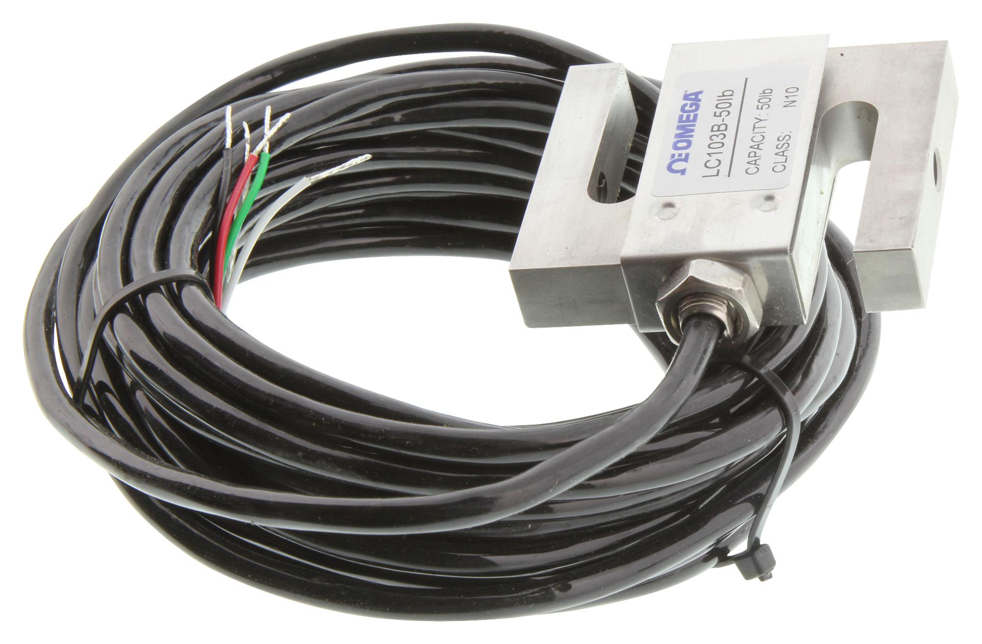 Omega Lc103B-50 S-Beam Load Cell, 50Lb, 12Vdc