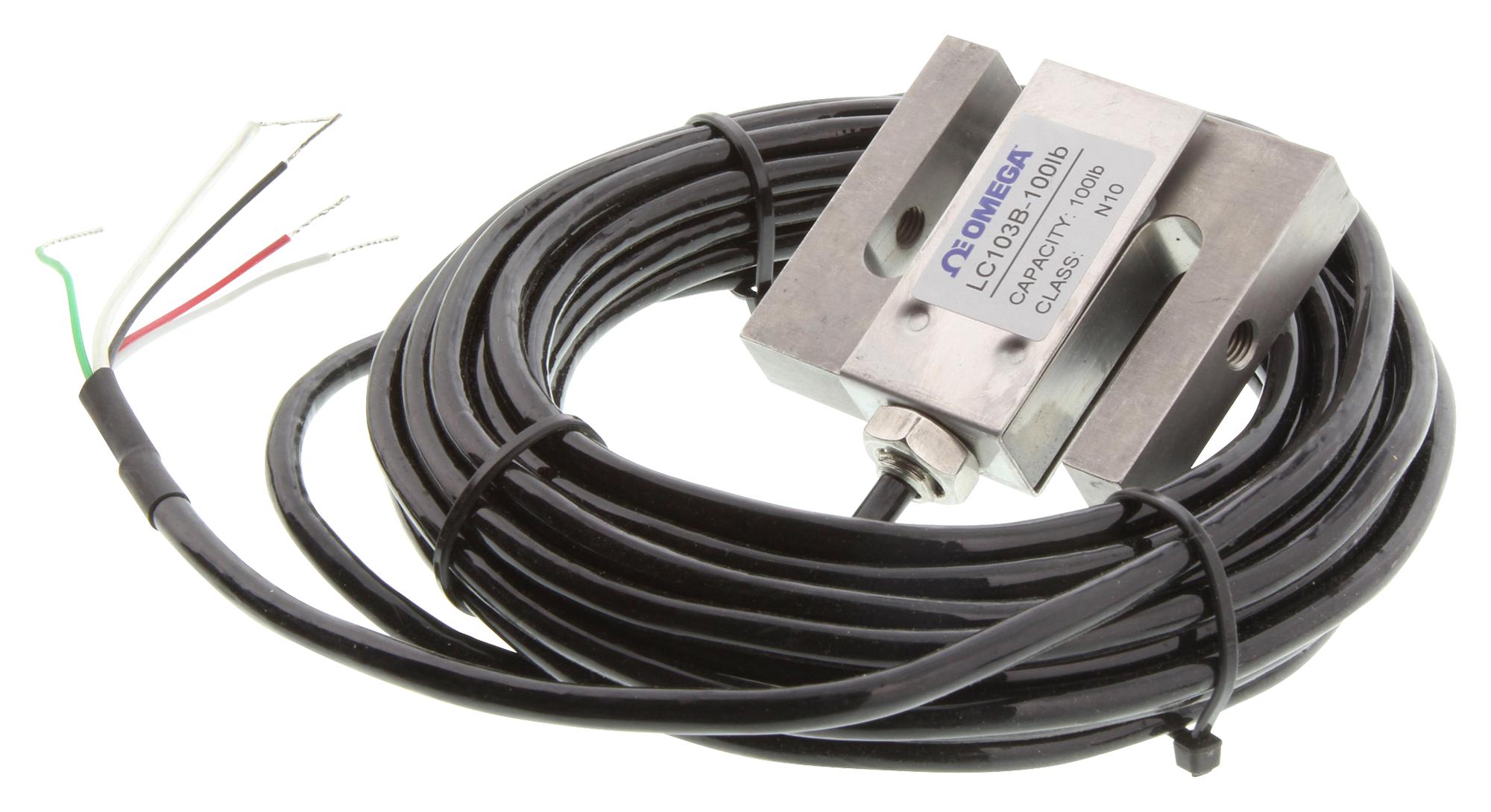 Omega Lc103B-100 S-Beam Load Cell, 100Lb, 12Vdc