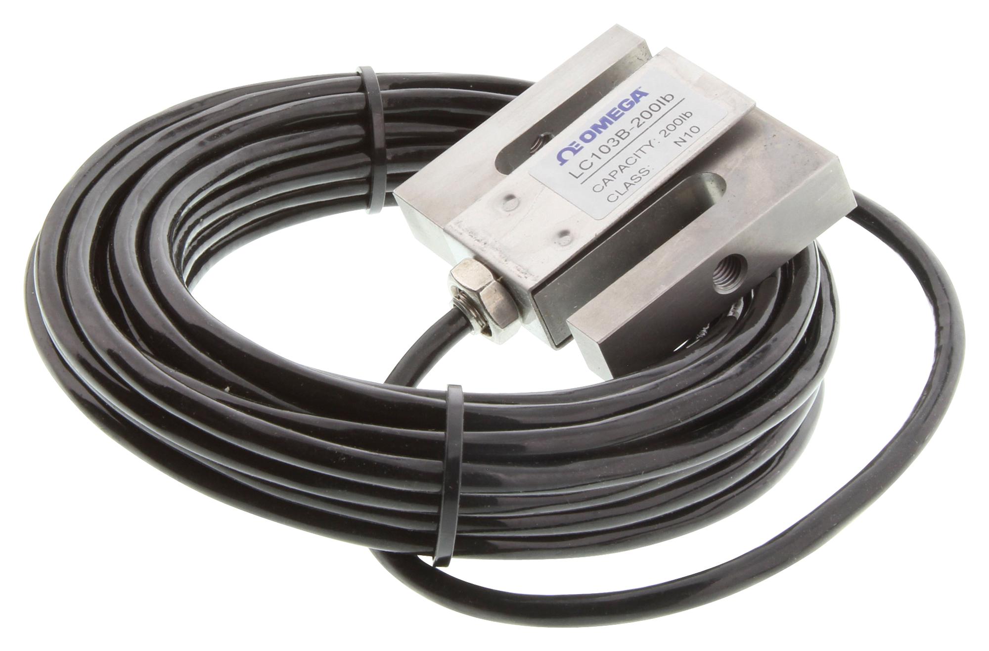 Omega Lc103B-200 S-Beam Load Cell, 200Lb, 12Vdc