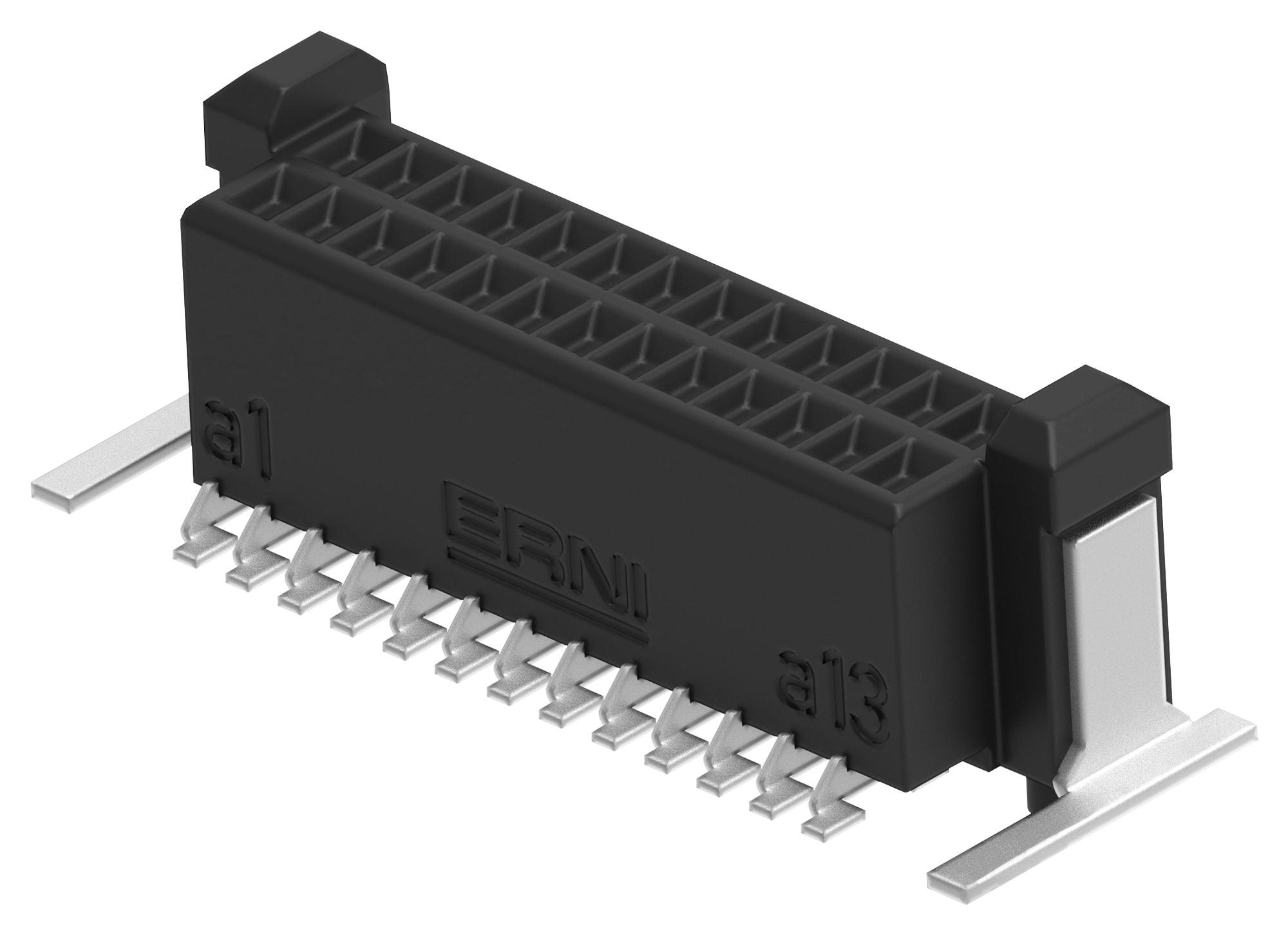 Erni / Te Connectivity 294003-E Mezzanine Conn, Rcpt, 26Pos, 2Row, 0.8mm