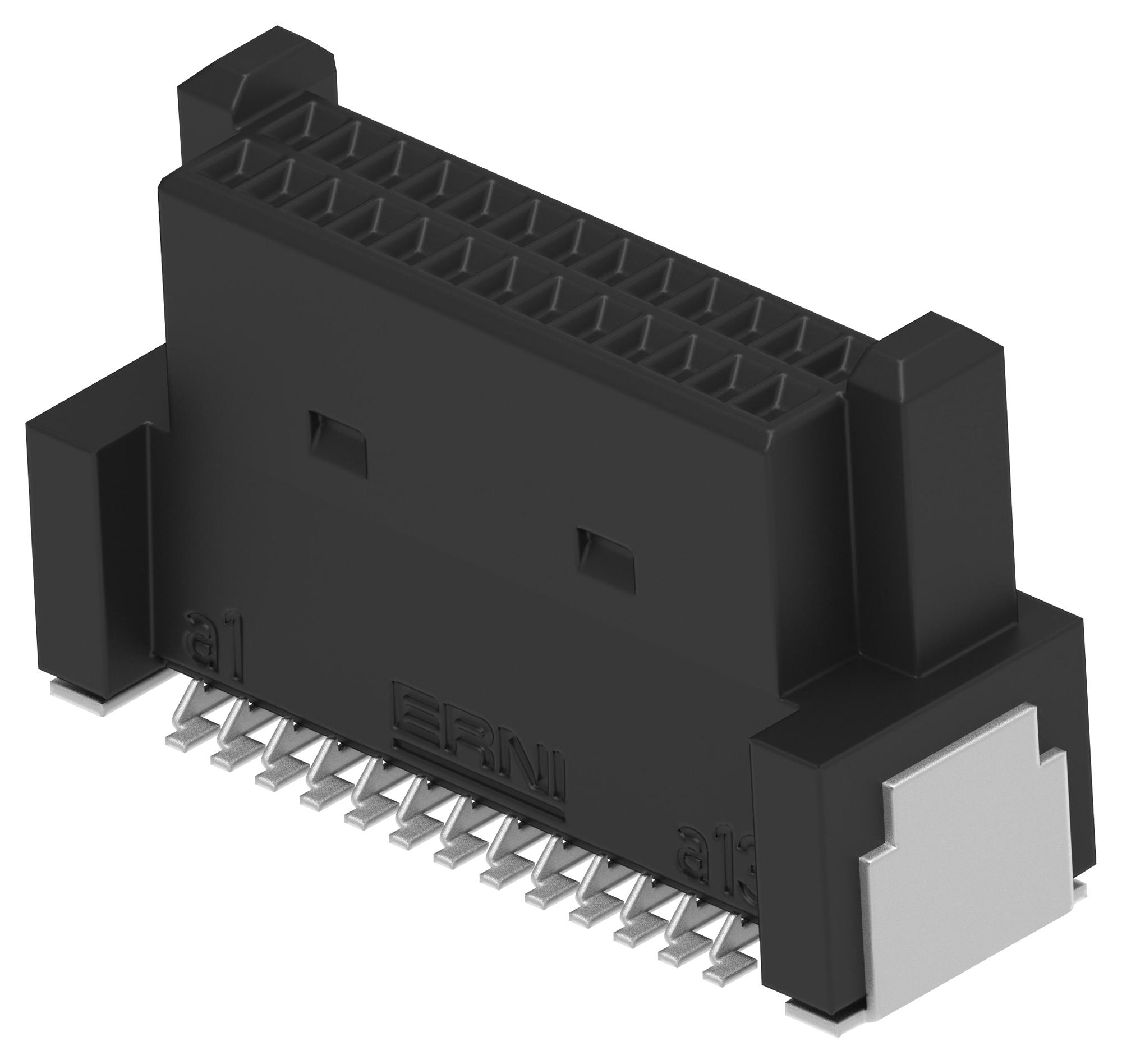 Erni / Te Connectivity 294027-E Mezzanine Conn, Rcpt, 26Pos, 2Row, 0.8mm