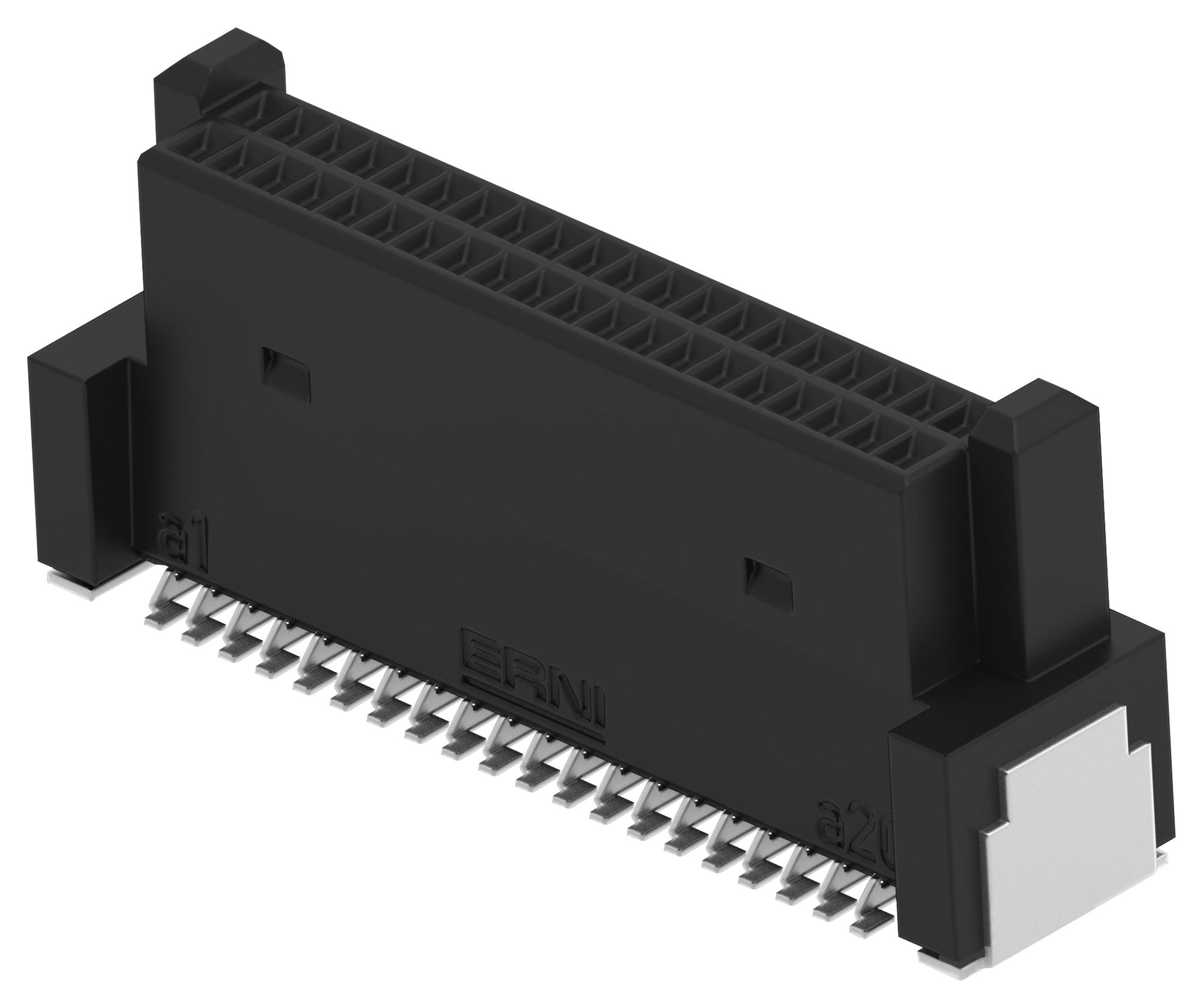 Erni / Te Connectivity 294029-E Mezzanine Conn, Rcpt, 40Pos, 2Row, 0.8mm