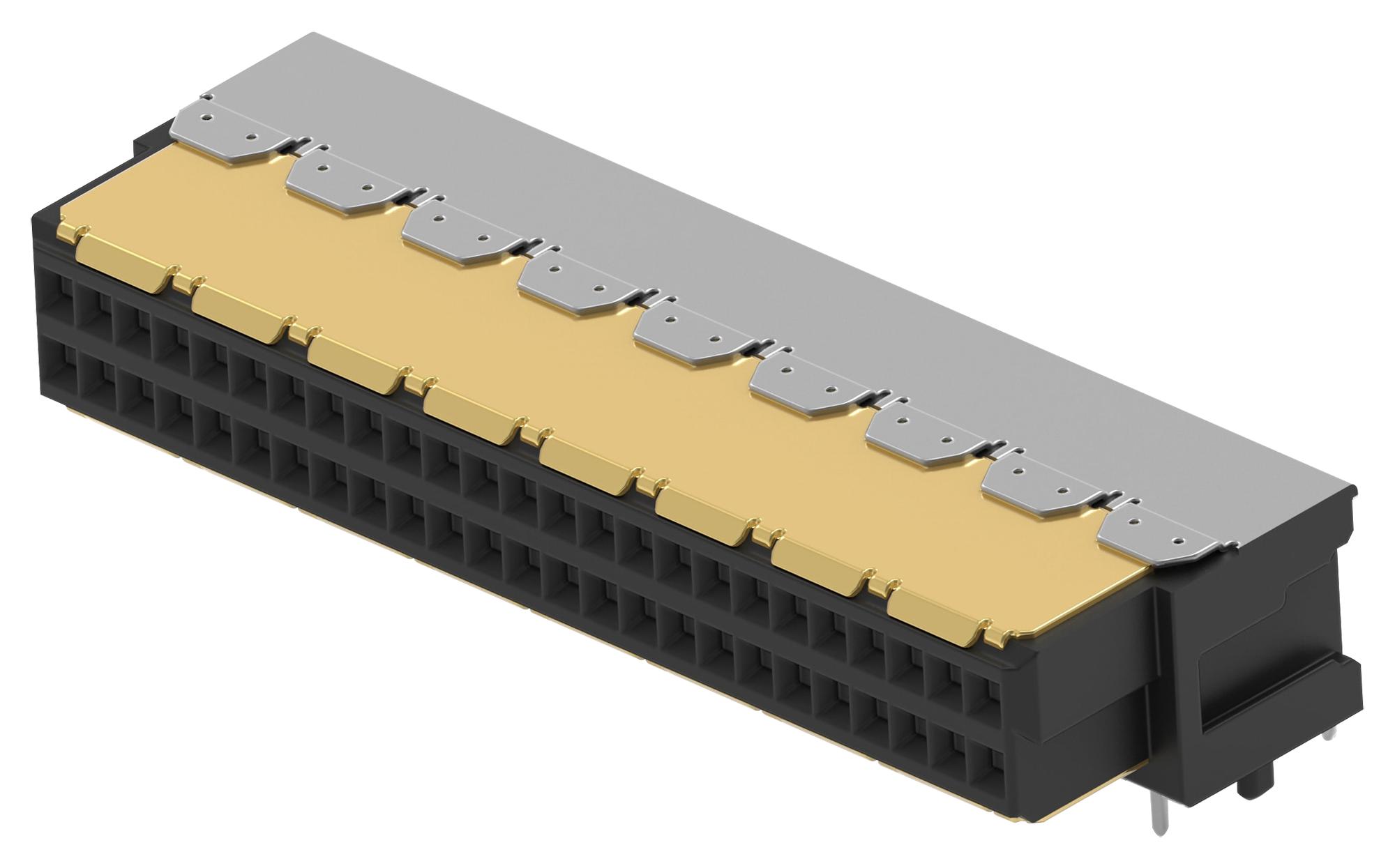 Erni / Te Connectivity 374719-E Mezzanine Conn, R/a Rcpt, 50Pos, 2Row