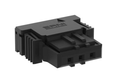 Erni / Te Connectivity 364212-E Connector Housing, Rcpt, 3Pos, 2.54mm