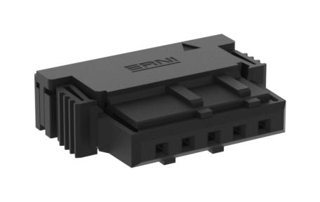 Erni / Te Connectivity 364226-E Connector Housing, Rcpt, 5Pos, 2.54mm