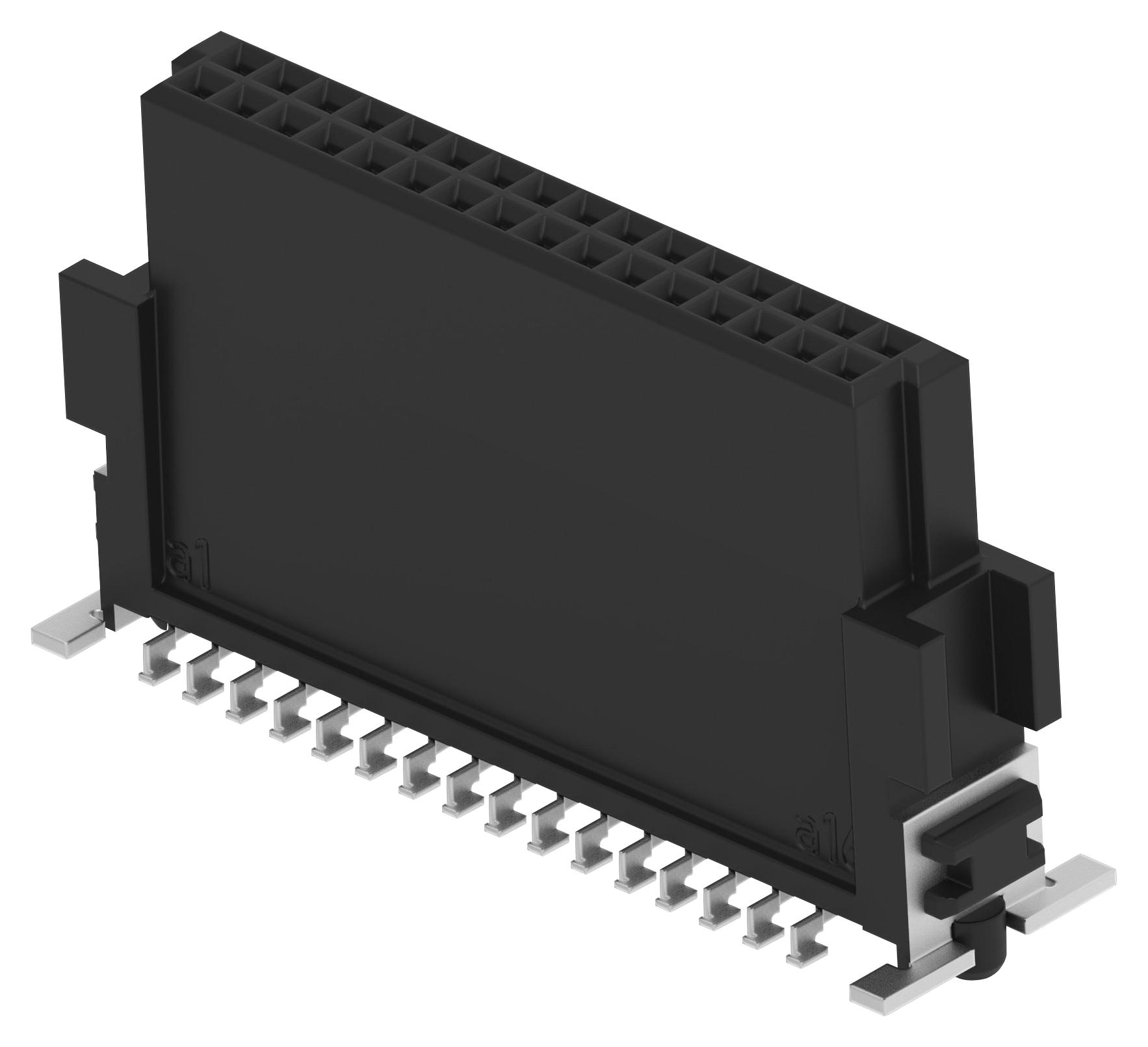 Erni / Te Connectivity 354072-E Conn, Rcpt, 32Pos, 2Row, 1.27mm, Smt