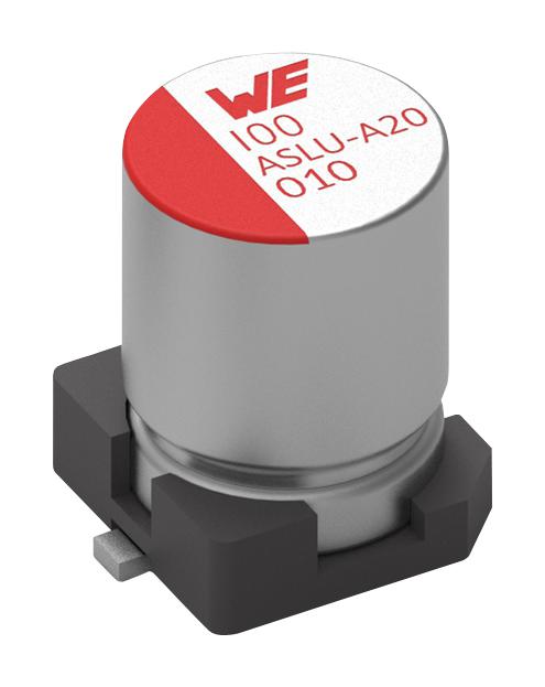 WÃ¼rth Elektronik 865090749001 Capacitor, 22Uf, 20%, 63V, Alu Elec Smd