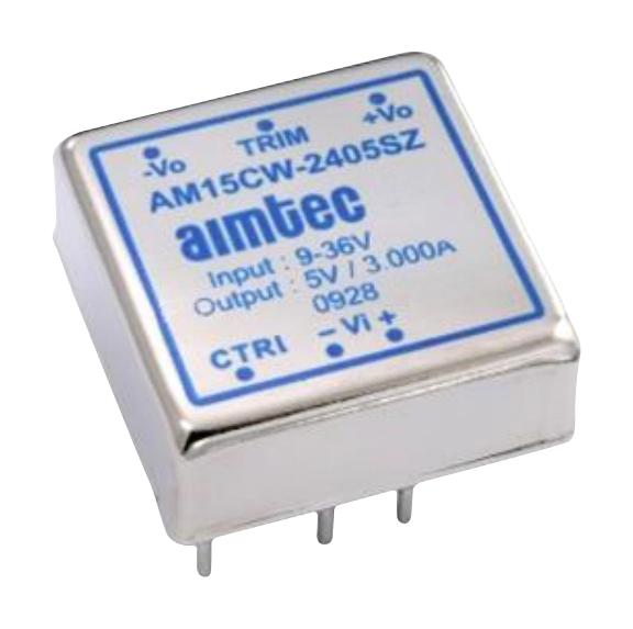 Aimtec Am15Cw-2405Sz Dc-Dc Converter, 5V, 3A