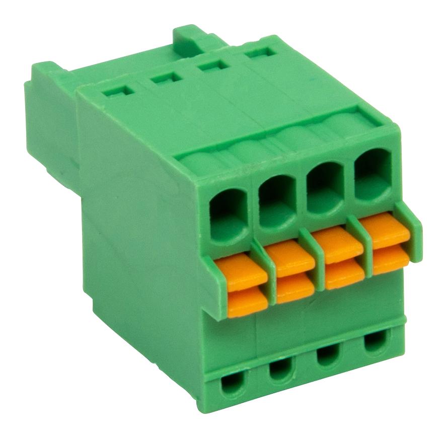 CamdenBoss Cstbp92Hc/4 Terminal Block, Pluggable, 4Pos, 20Awg