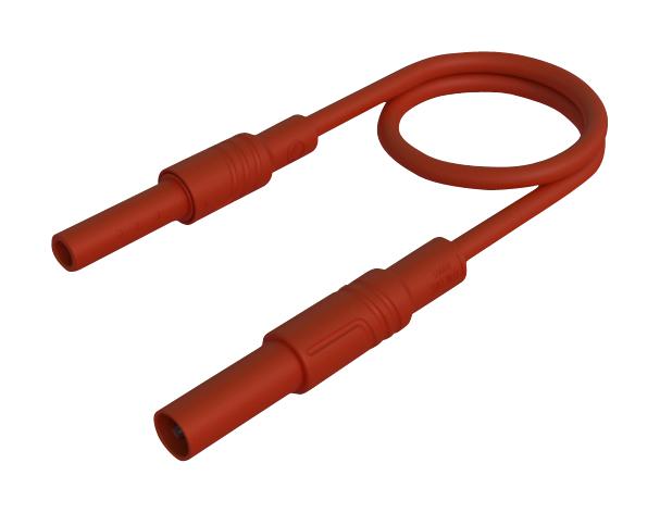 Hirschmann Test And Measurement 934044101 Test Lead, 4mm Plug To Skt, Red, 250mm