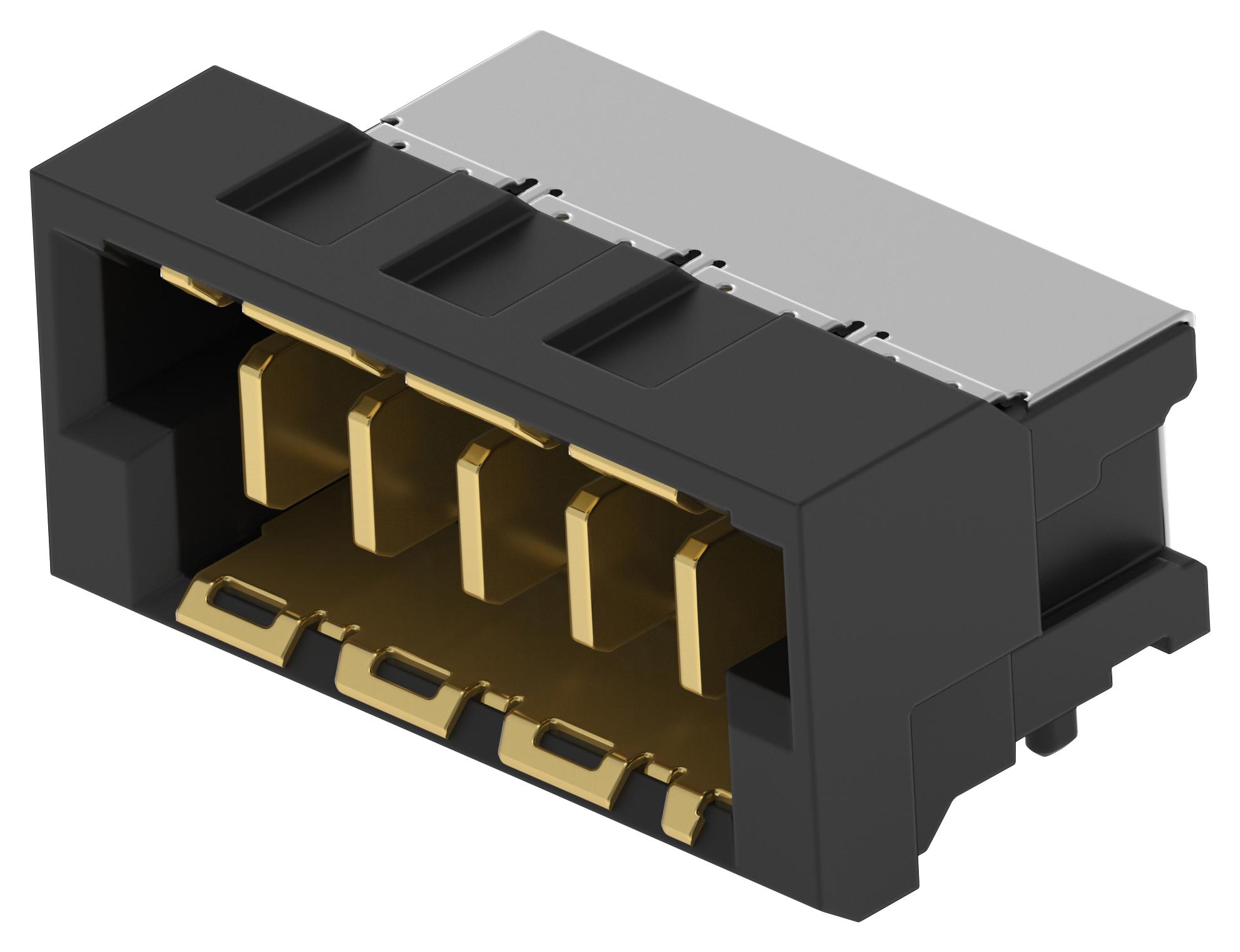 Erni / Te Connectivity 364703-E Mezzanine Conn, R/a Plug, 5Pos, 1Rowm