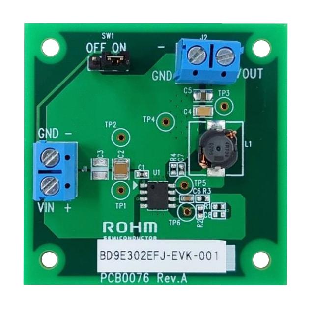 Rohm Bd9E302Efj-Evk-001 Eva Board, Step Down Dc / Dc Converter