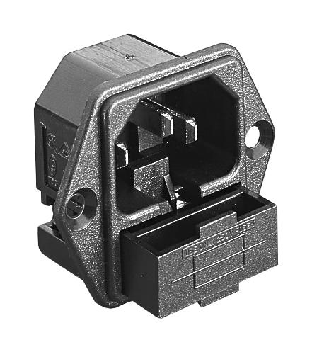 Bulgin/partner Stock Pf0001/28 Connector, Power Entry, Rcpt, 10A, 250V