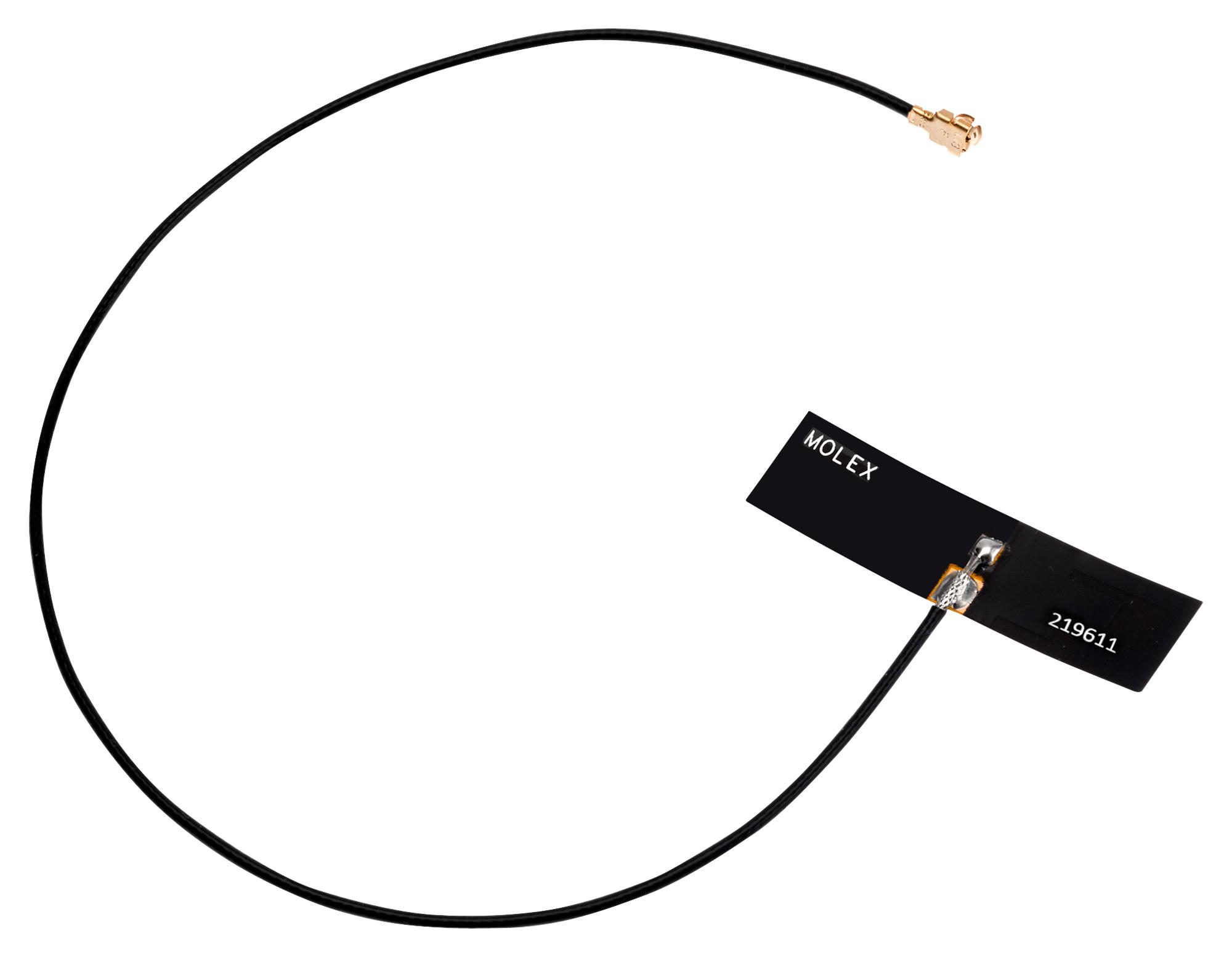 Molex 219611-0200 Antenna, Adhesive, 2.4Ghz-7.125Ghz, 2W