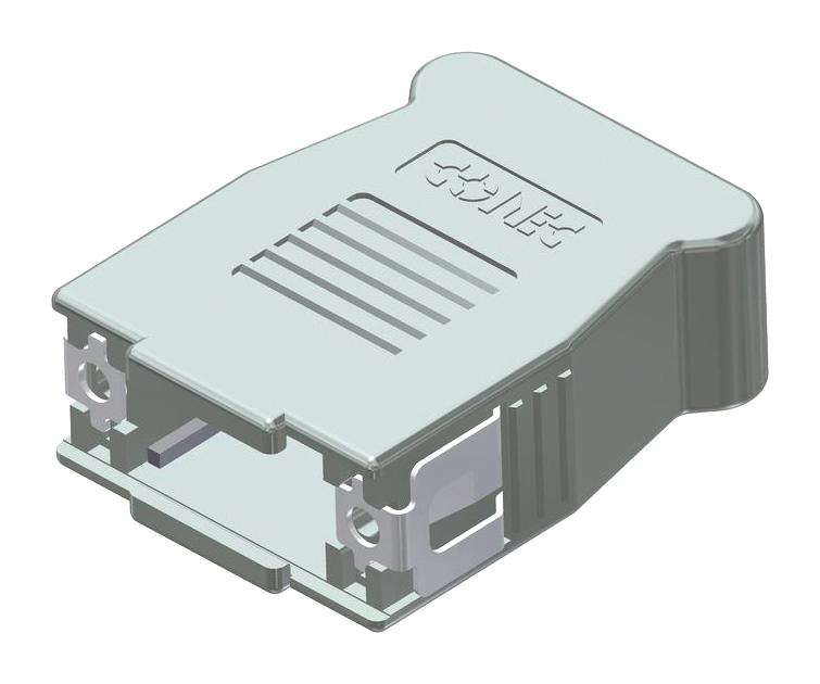 Amphenol Conec 16-001750E D Sub Backshell, 90/180Deg, De, Abs