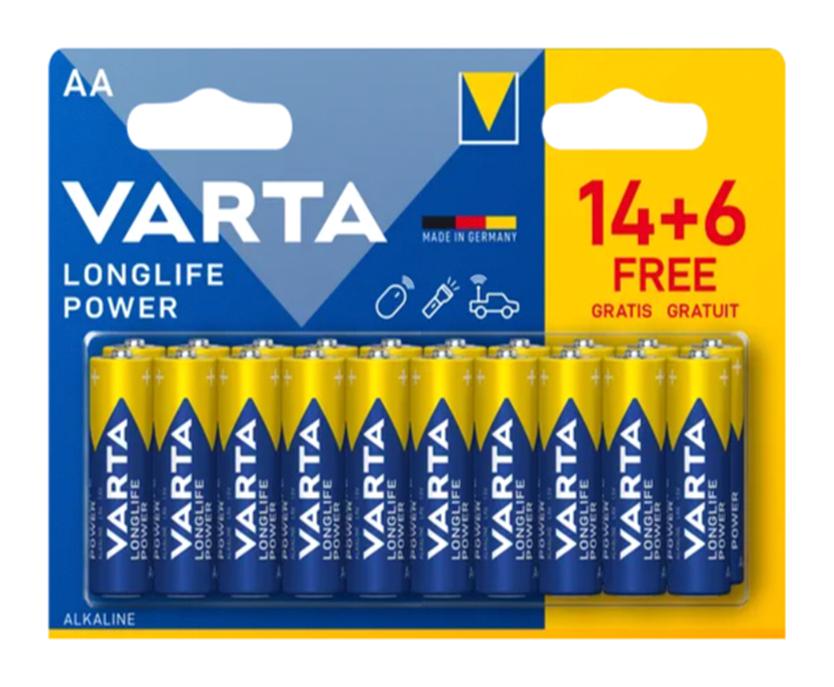 Varta 04906121492. Battery, 1.5V, Aa