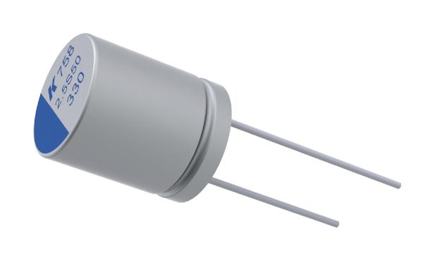 KEMET A758Kr277M1Caae011 Capacitor, 270Uf, 16V, Alu Ele Radial, Polymer