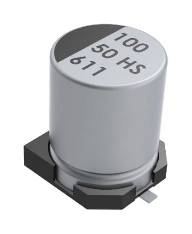 KEMET Edt107M050A9Paa Elec Capacitor, 100Uf, 50V, Radial Can-Smd