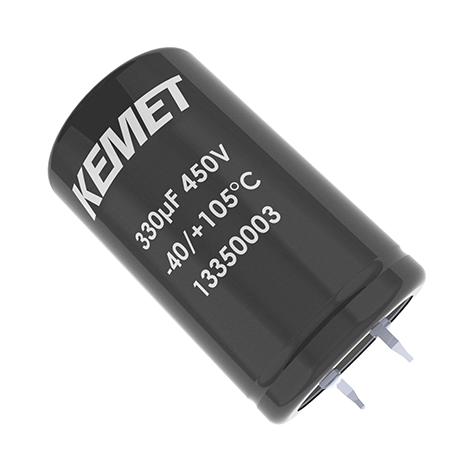 KEMET Peh534Ydg3470M2 Elec Capacitor, 470Uf, 450V, Pc Pin