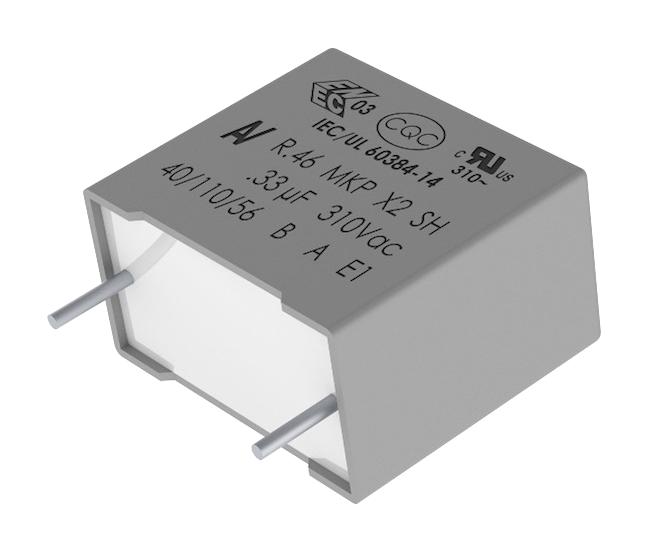 KEMET R463R410040M1M Suppression Capacitor, 1Uf, Class X2, 310V