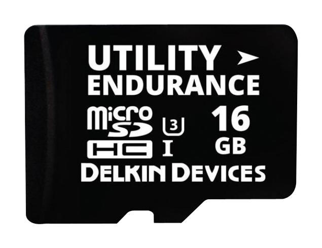 Delkin Devices S316Fstl2-U3000-3 Flash Memory Card, Microsd, 16Gb, Pslc